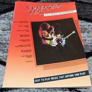 SUPERSTAR HITS 1986 A-B-C MUSIC FOR BEGINNERS SONGBOOK